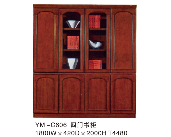 YM-C606 四門書柜