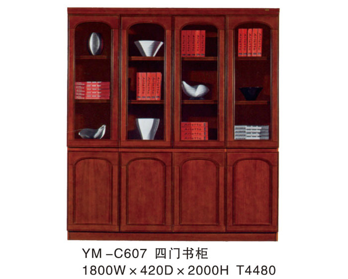 YM-C607 四門書柜